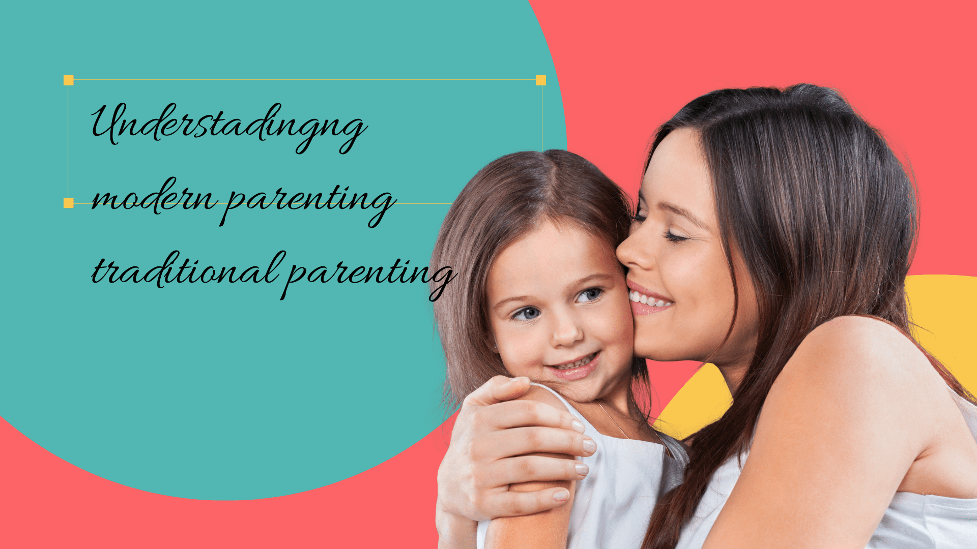 Mother hugging her daughter representing modern parenting vs traditional parenting styles