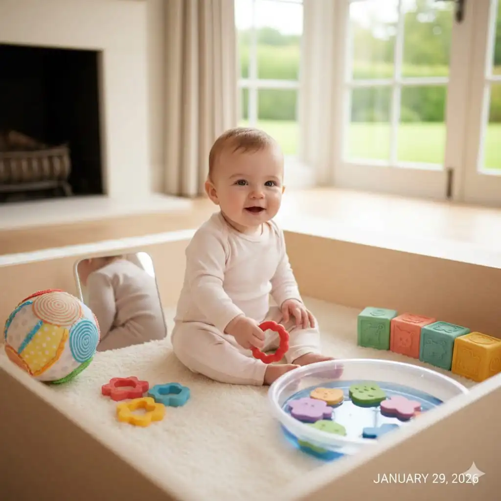 Safe and Simple Sensory Play Ideas for 7-Month-Old Babies