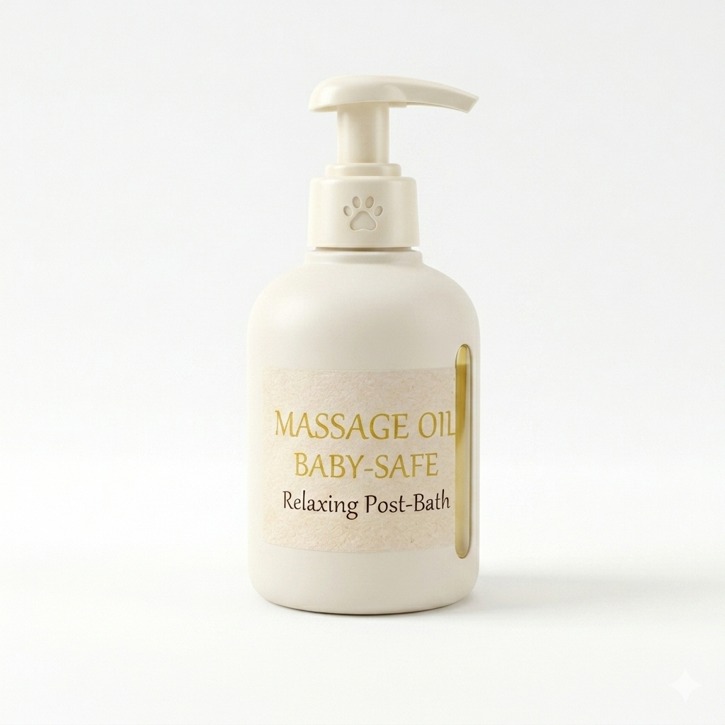 Baby-safe massage oil