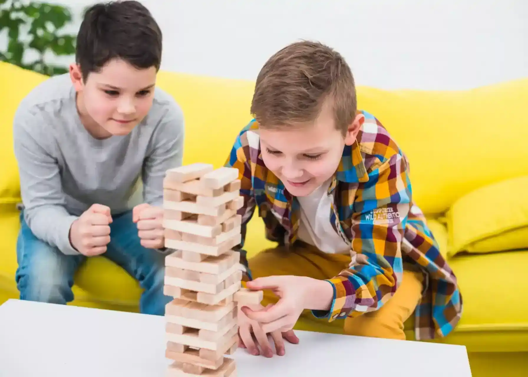 Children playing together to build social skills and child development