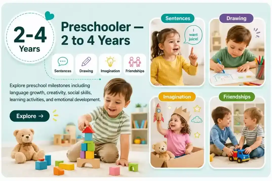 Parent helping a child learn daily life skills for healthy child development