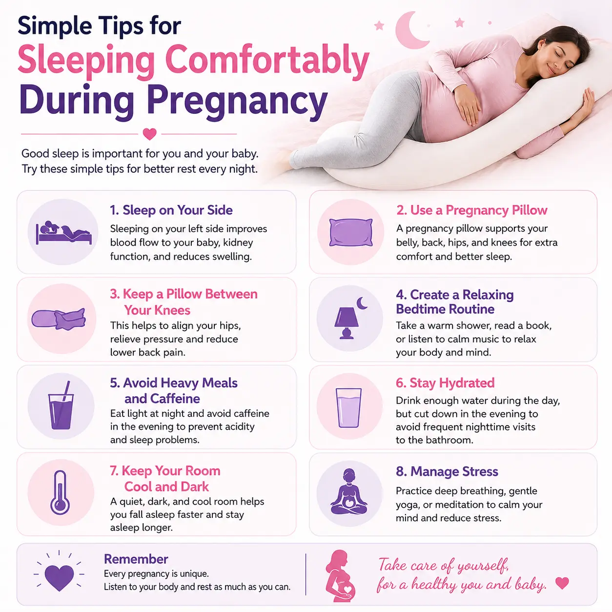 sleeping position for pregnant women