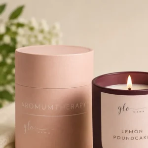 INSEN Anti-Nausea Aromatherapy Soy Wax Candle for Pregnant Women with Lemon and Vanilla Essential Oils