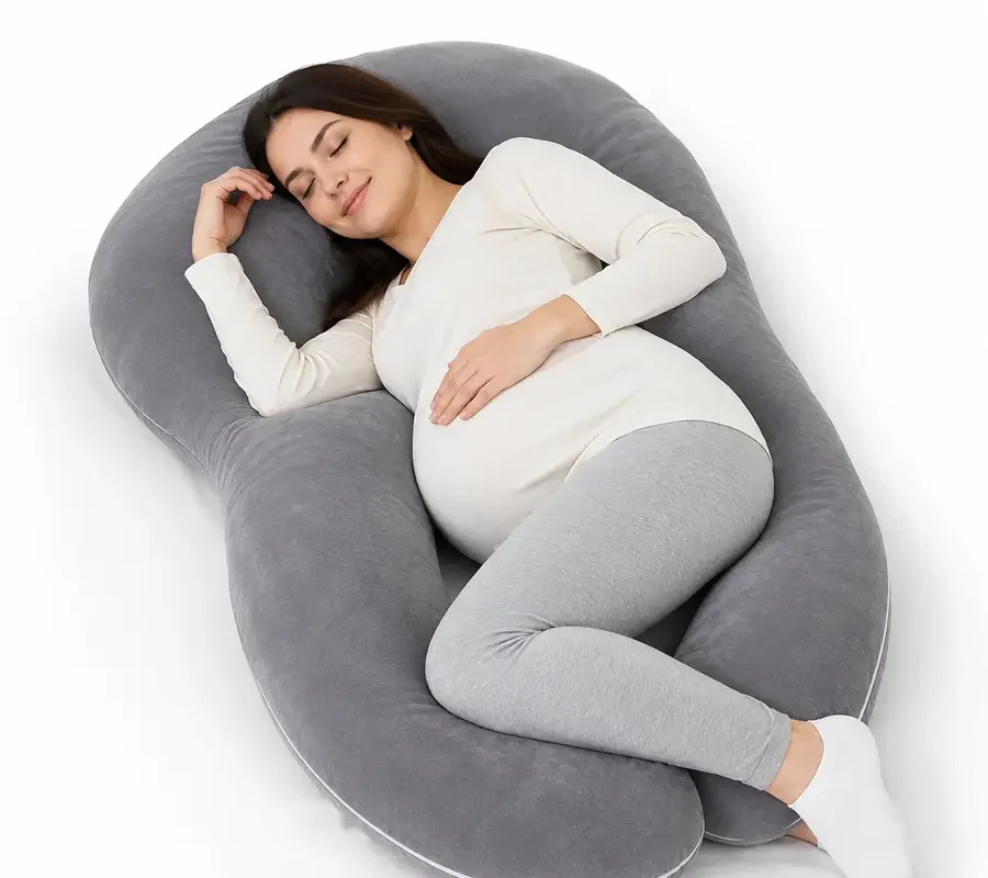 INSEN U-Shaped Pregnancy Pillow with Removable Washable Cover