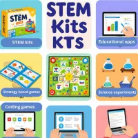 Educational games for different age groups that encourage early learning, reading, STEM, creativity, and future skills.